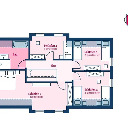 Holiday home Antonias Hues Midlum (Schleswig-Holstein)